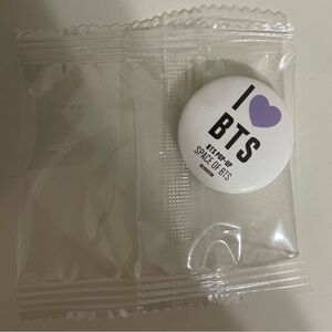 I Love BTS Button Pin